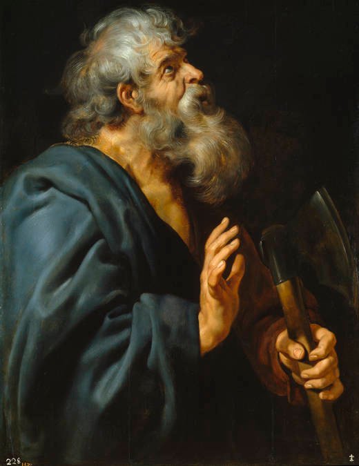 Pyhä Matthias tekijältä Peter Paul Rubens