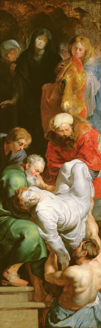 Pyhän Tapanin hautaus Pyhän Tapanin triptyykistä tekijältä Peter Paul Rubens