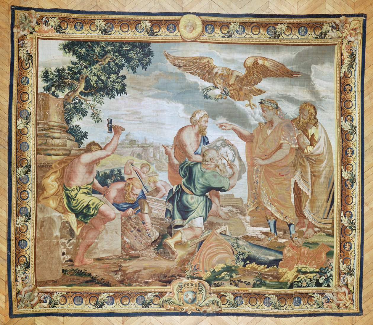 Konstantinopolin perustaminen (kuvakudos) tekijältä Peter Paul Rubens