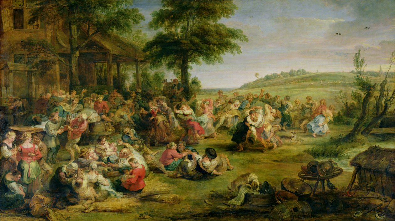 Kermesse, n. 1635-1638 tekijältä Peter Paul Rubens
