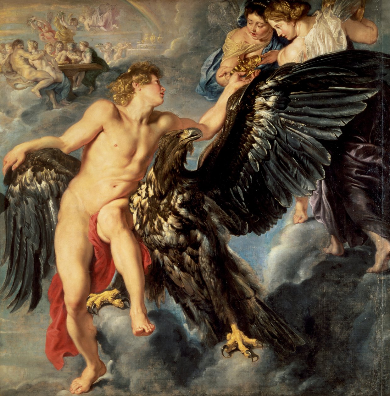 Ganymeden sieppaus tekijältä Peter Paul Rubens