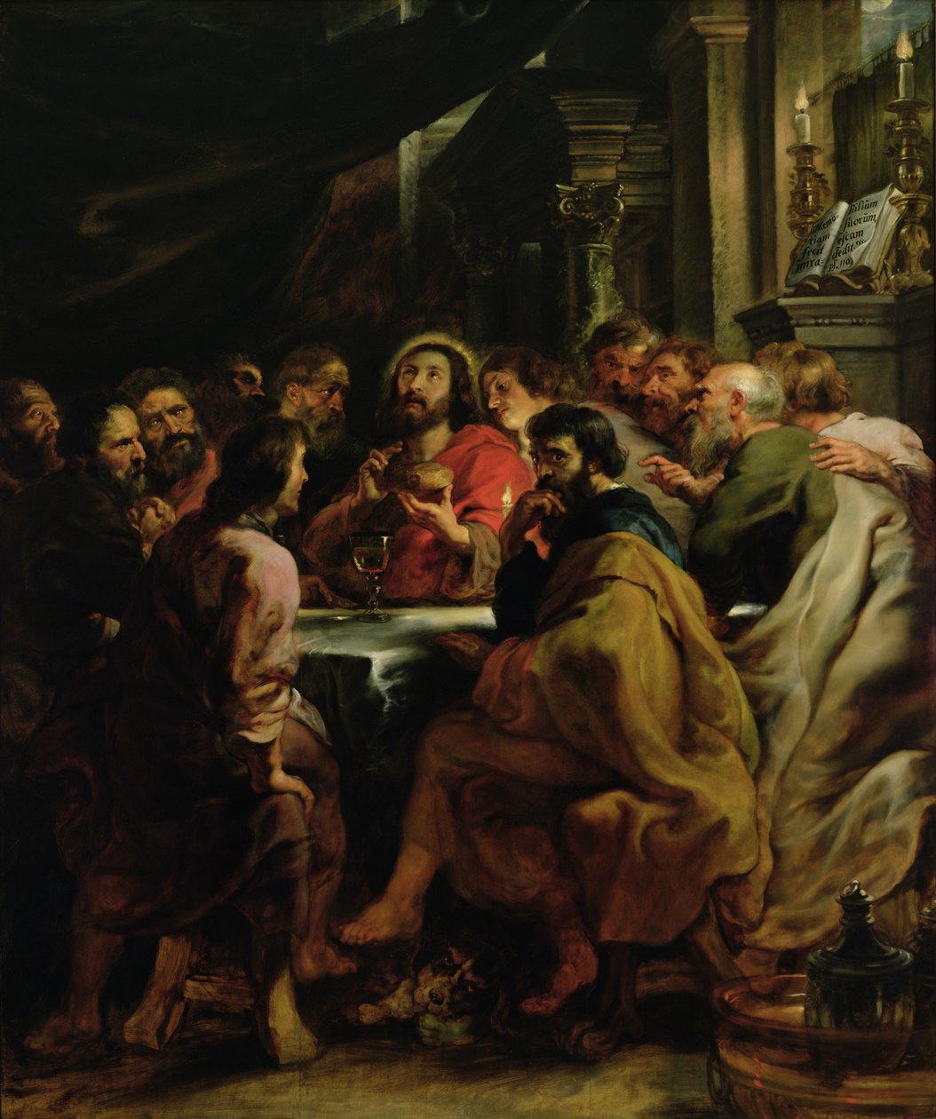 Viimeinen ehtoollinen, 1630-32 tekijältä Peter Paul Rubens