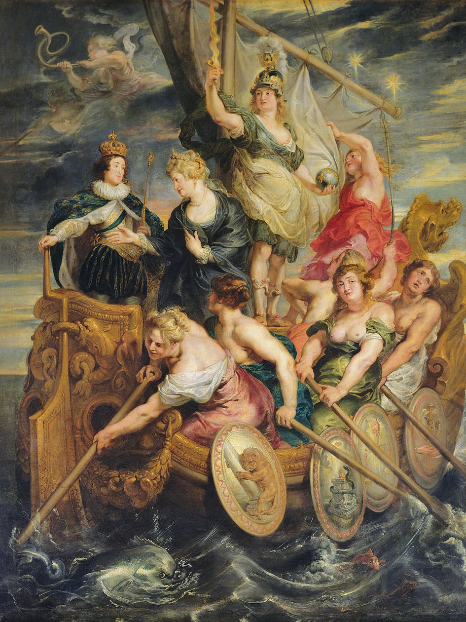 Ludvig XIII:n (1601-43) enemmistö 20. lokakuuta 1614, 1621-25 tekijältä Peter Paul Rubens