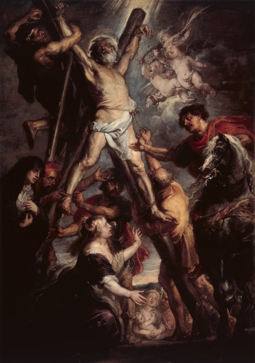 Pyhän Andreaksen marttyyrikuolema, 1637 tekijältä Peter Paul Rubens