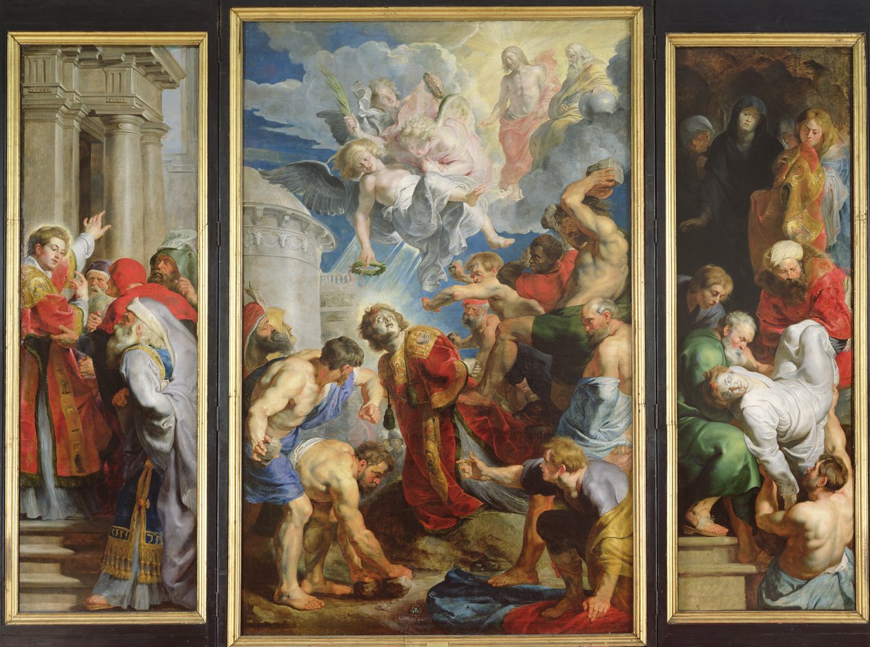 Ang Martir ni St. Stephen, c.1617 finn tekijältä Peter Paul Rubens