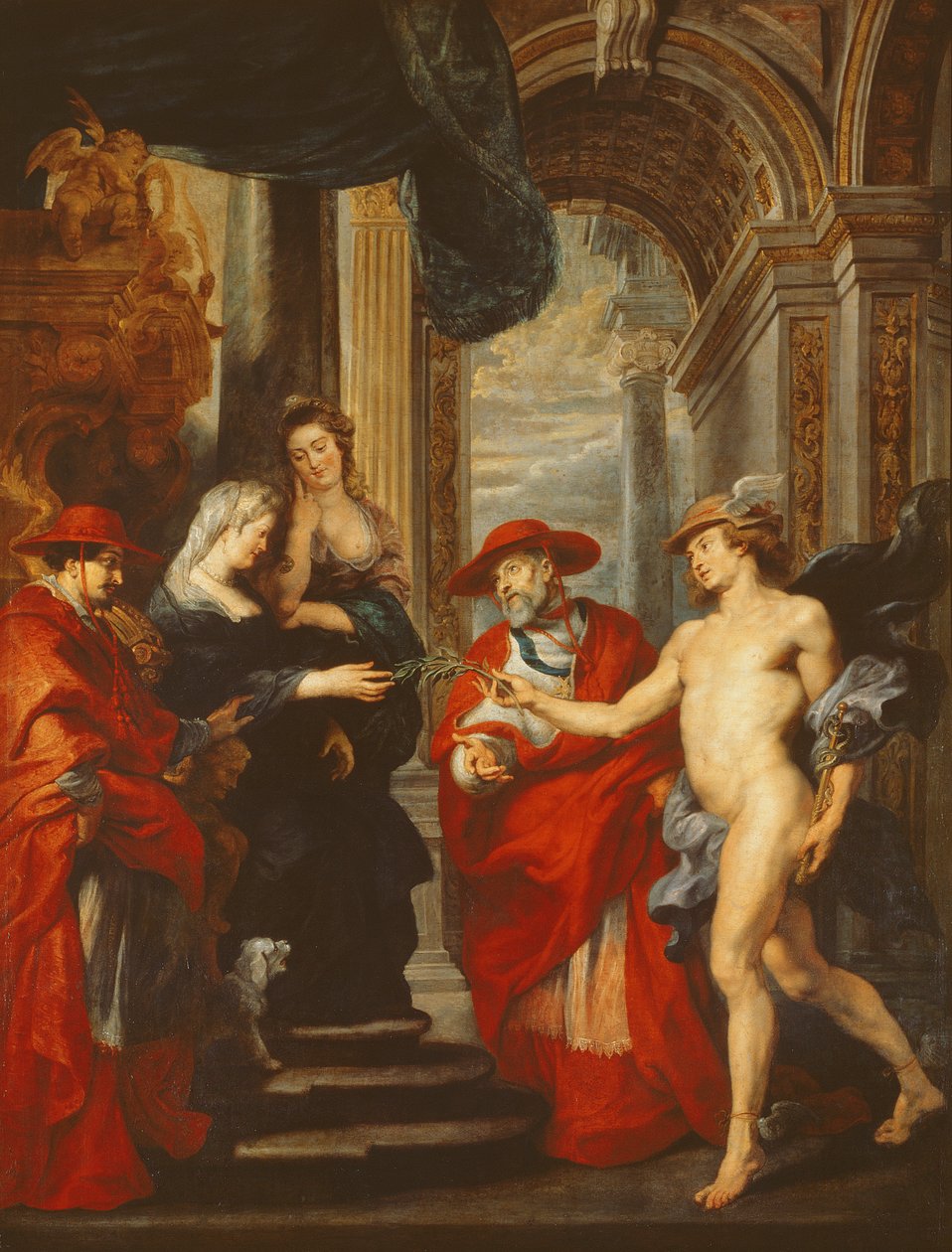 Medici-sykli: Angoulemen sopimus 30. huhtikuuta 1619, 1621-5 tekijältä Peter Paul Rubens