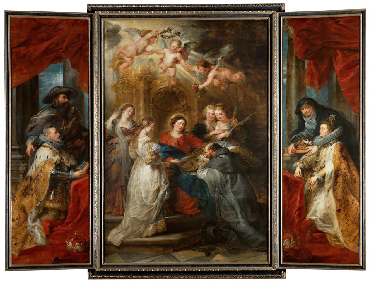 Pyhän Ildefonson triptyykki tekijältä Peter Paul Rubens