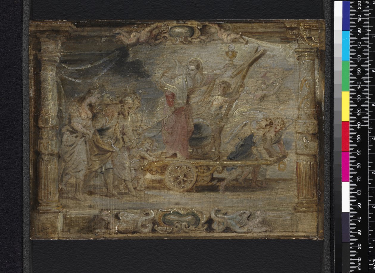Ehtoollisen voitto filosofiasta ja tieteestä, noin 1625-26. tekijältä Peter Paul Rubens