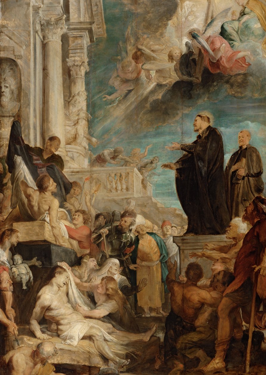 Pyhän Francis Xavierin, Modellon, ihmeet tekijältä Peter Paul Rubens