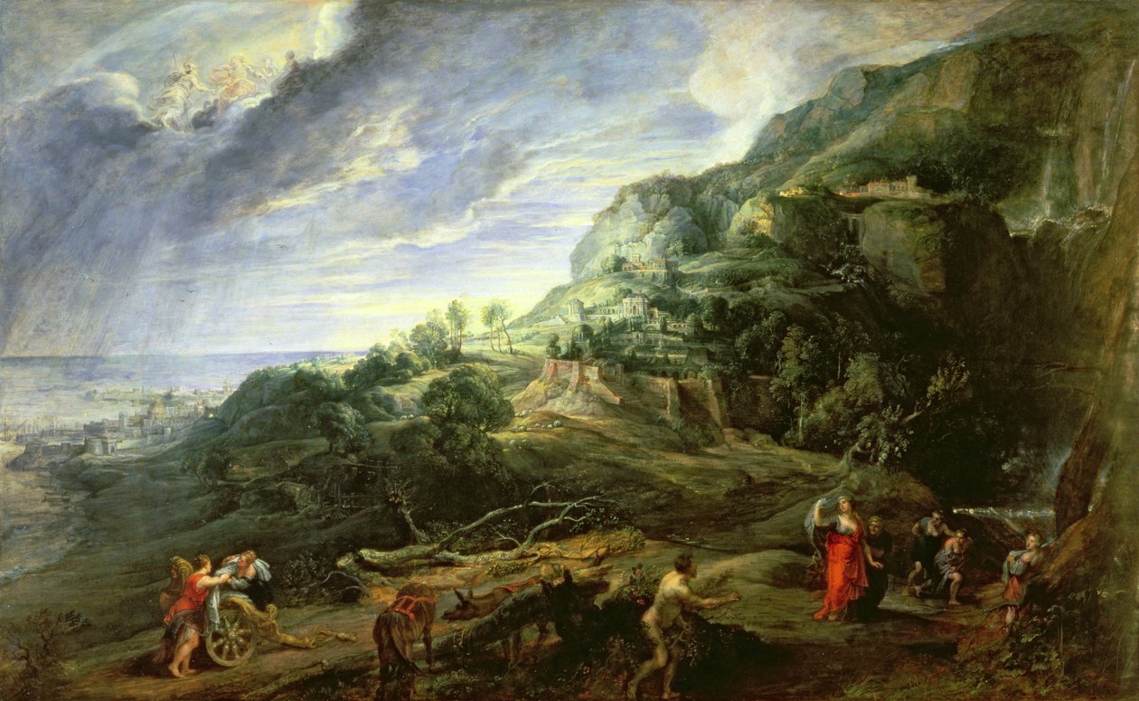 Ulysses Faiakian saarella tekijältä Peter Paul Rubens