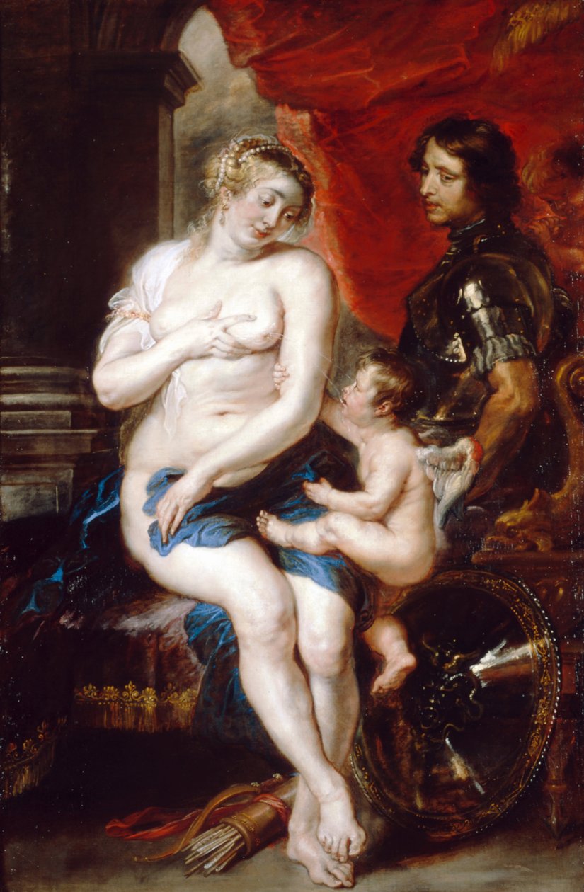 Venus, Mars ja Amor tekijältä Peter Paul Rubens