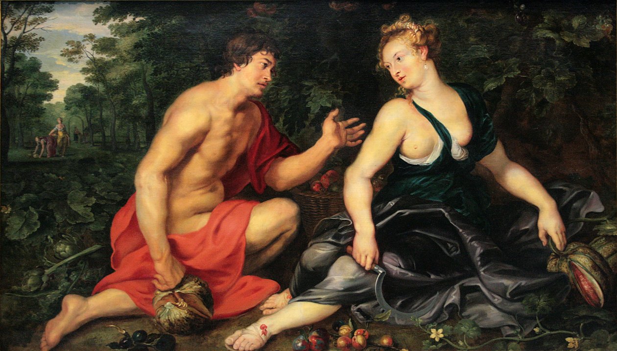Vertumnus ja Pomona tekijältä Peter Paul Rubens