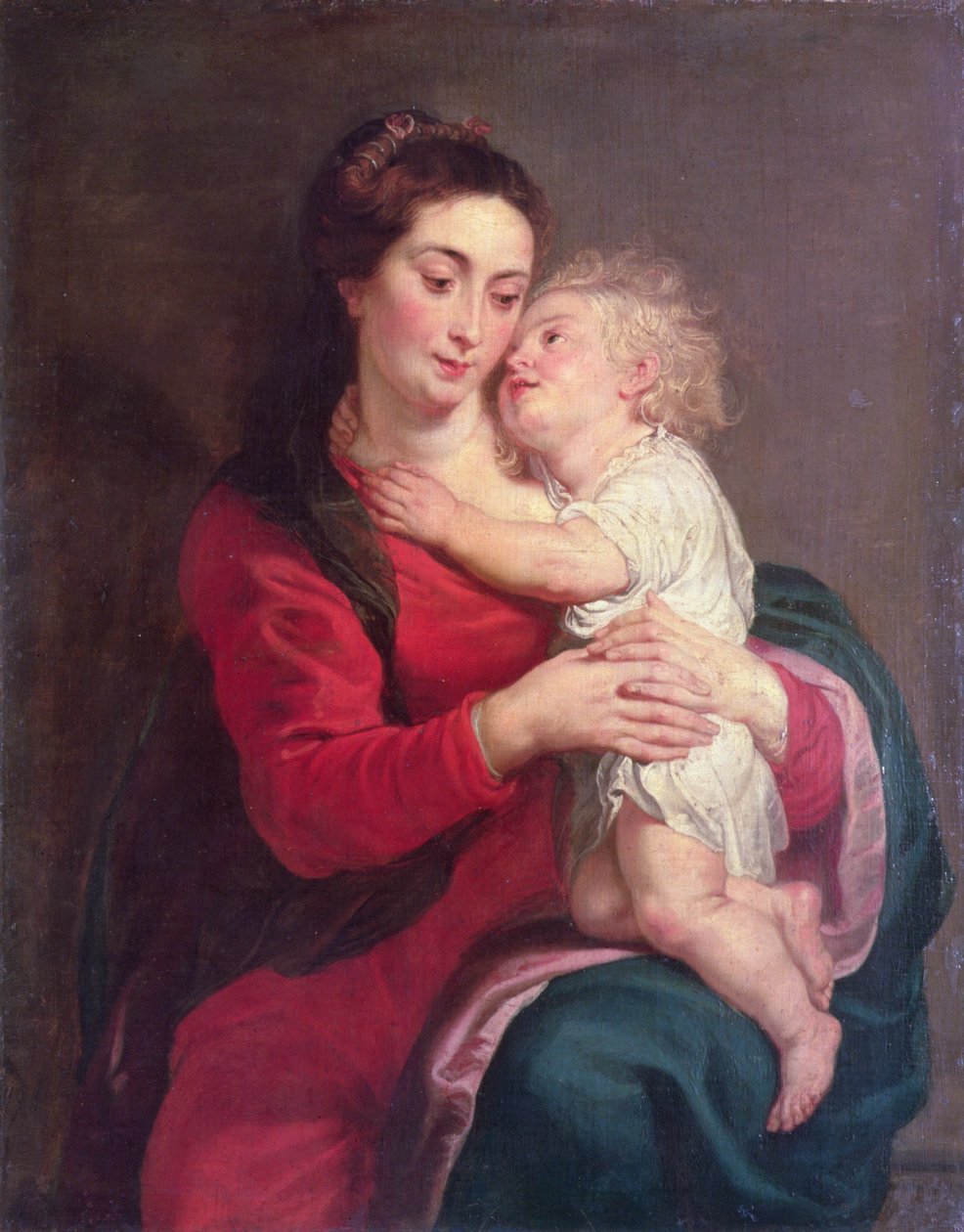 Neitsyt lapsen kanssa tekijältä Peter Paul Rubens