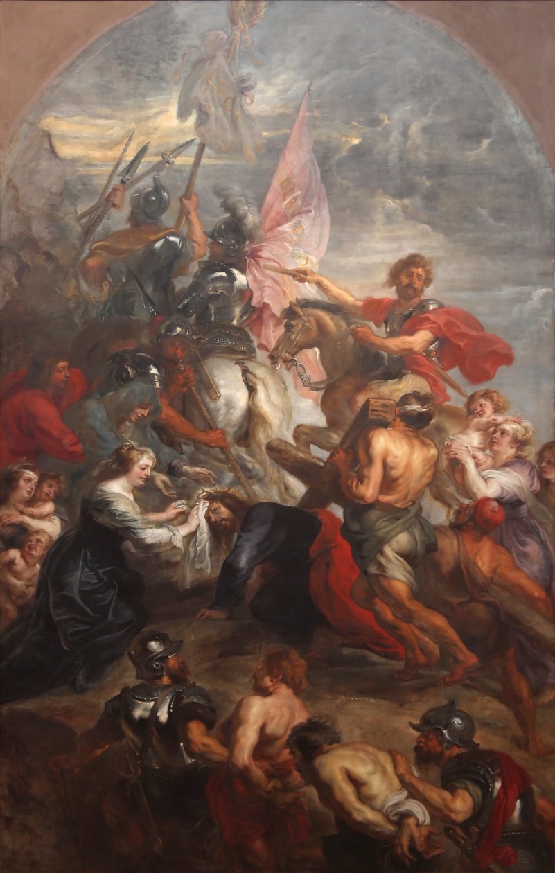 La montée au Calvaire tekijältä Peter Paul studio of Rubens