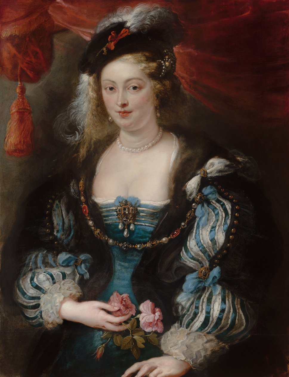 Nuoren naisen muotokuva, n. 1620-1630 tekijältä Peter Paul and studio Rubens
