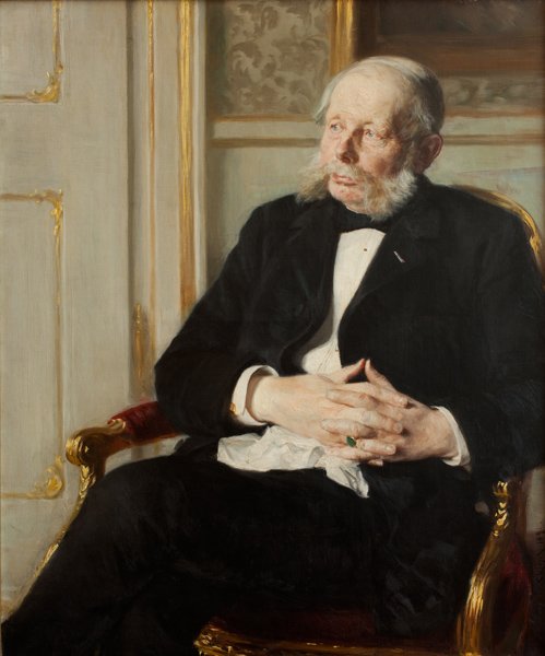 Paroni Otto Ditlev Rosenørn-Lehnin muotokuva tekijältä Peder Severin Krøyer