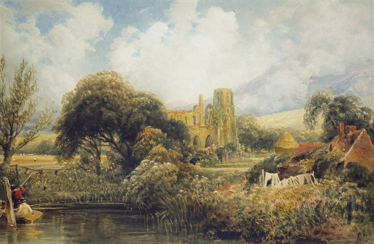 Llandaff, 1829 tekijältä Peter de Wint