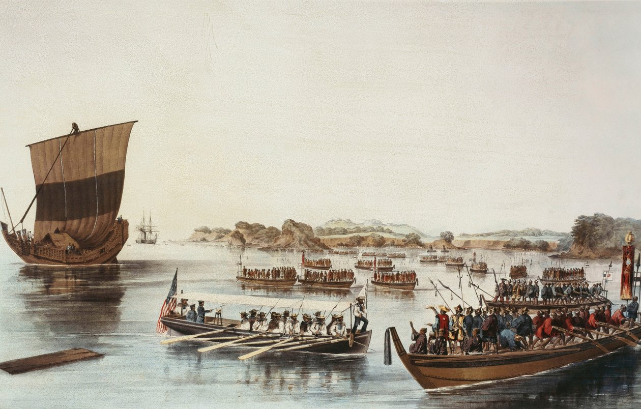 Rubiconin ohittaminen, n. 1853 tekijältä Peter Bernhard Wilhelm Heine