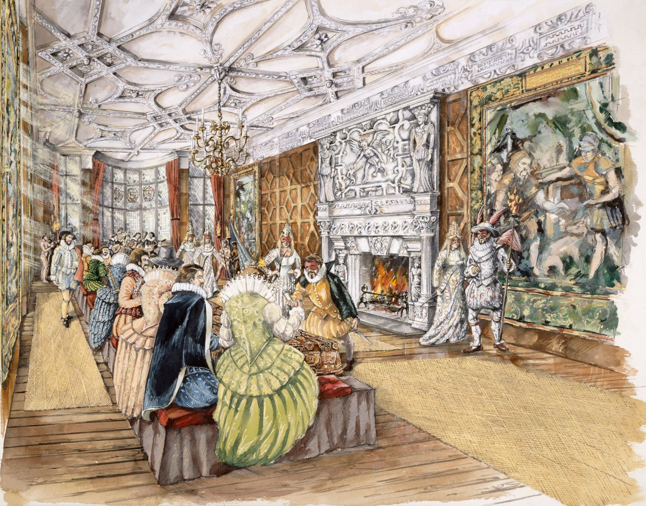 Berry Pomeroyn linna, c1600, c1990-2010 tekijältä Peter Dunn