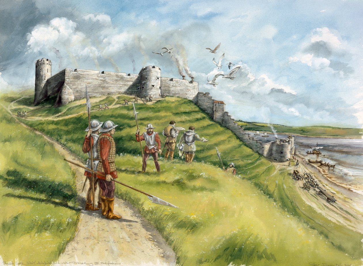 Berwickin linna, 1500-luku, n. 1990-2010 tekijältä Peter Dunn