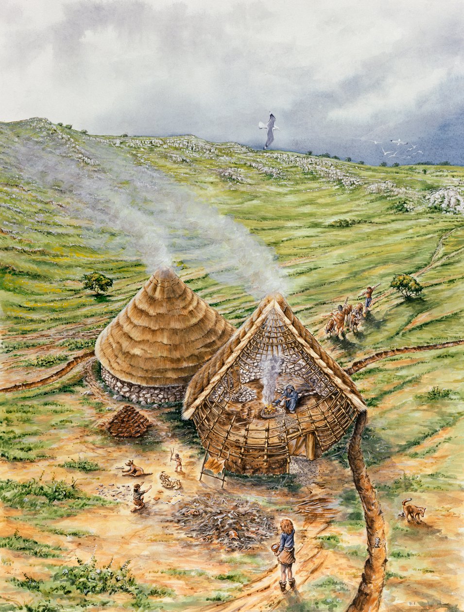 Brean Down, 3200-600 eKr., 1990-2010 tekijältä Peter Dunn