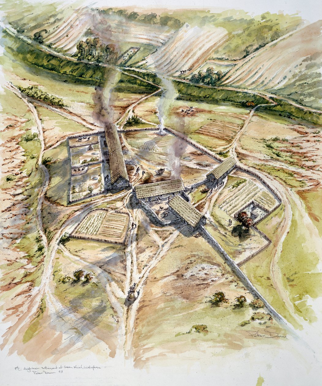 Greenshiel, Lindisfarne, Holy Island, Northumberland, 9th century 1993-2005 tekijältä Peter Dunn