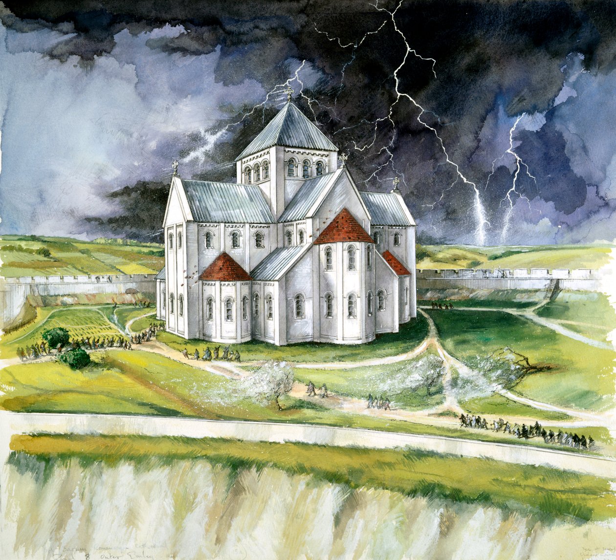 Old Sarum, 1092, c1990-2010 tekijältä Peter Dunn