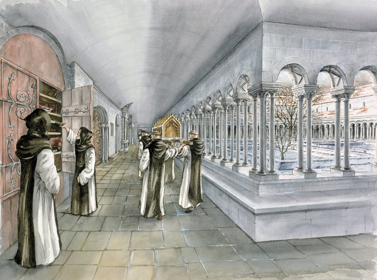 Rievaulx Abbey, 1200-luku, 1990-2010 tekijältä Peter Dunn