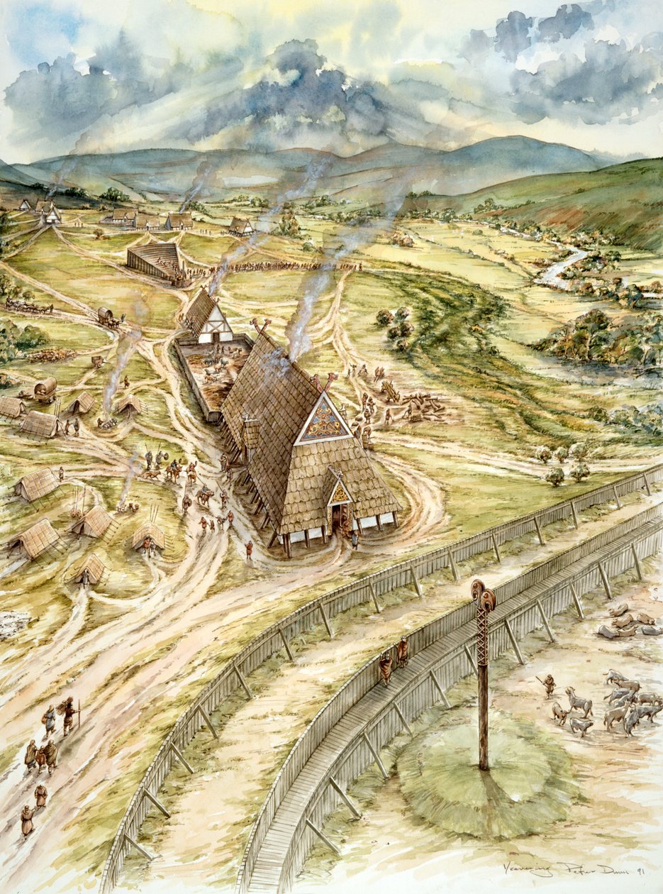Yeavering, 627, c1990-2010 tekijältä Peter Dunn