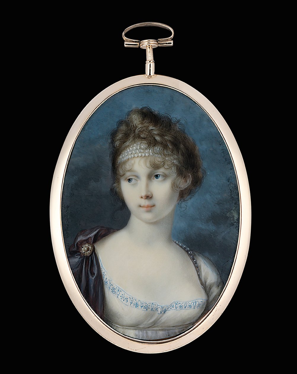 Prinsessa Zinaida Aleksandrovna Beloselskaja-Belozerskaja, 1808 tekijältä Peter Eduard Stroehling