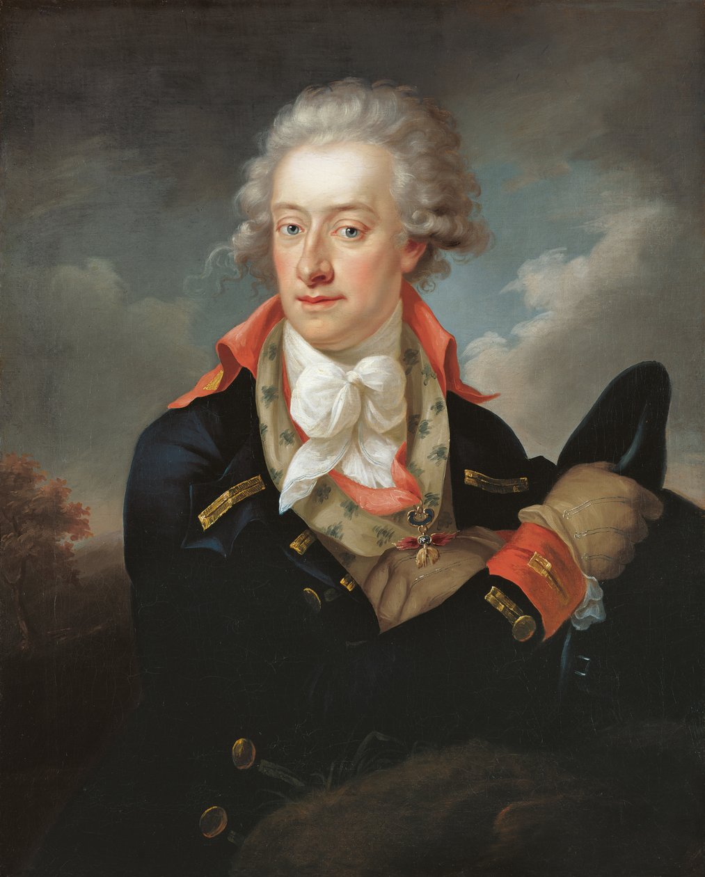 Alois I von Liechtensteinin (Luis I) muotokuva. Liechtensteinin prinssi (1781-1805). tekijältä Peter Edward Stroehling