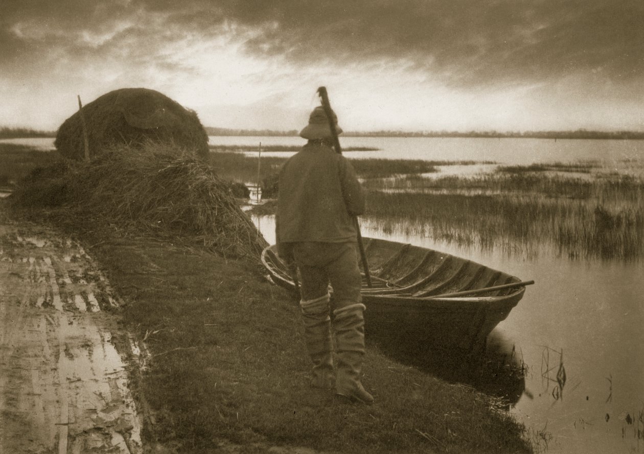 Suomies matkalla leikkaamaan Schoof-juttuja, noin 1886. tekijältä Peter Emerson und Thomas Goodall
