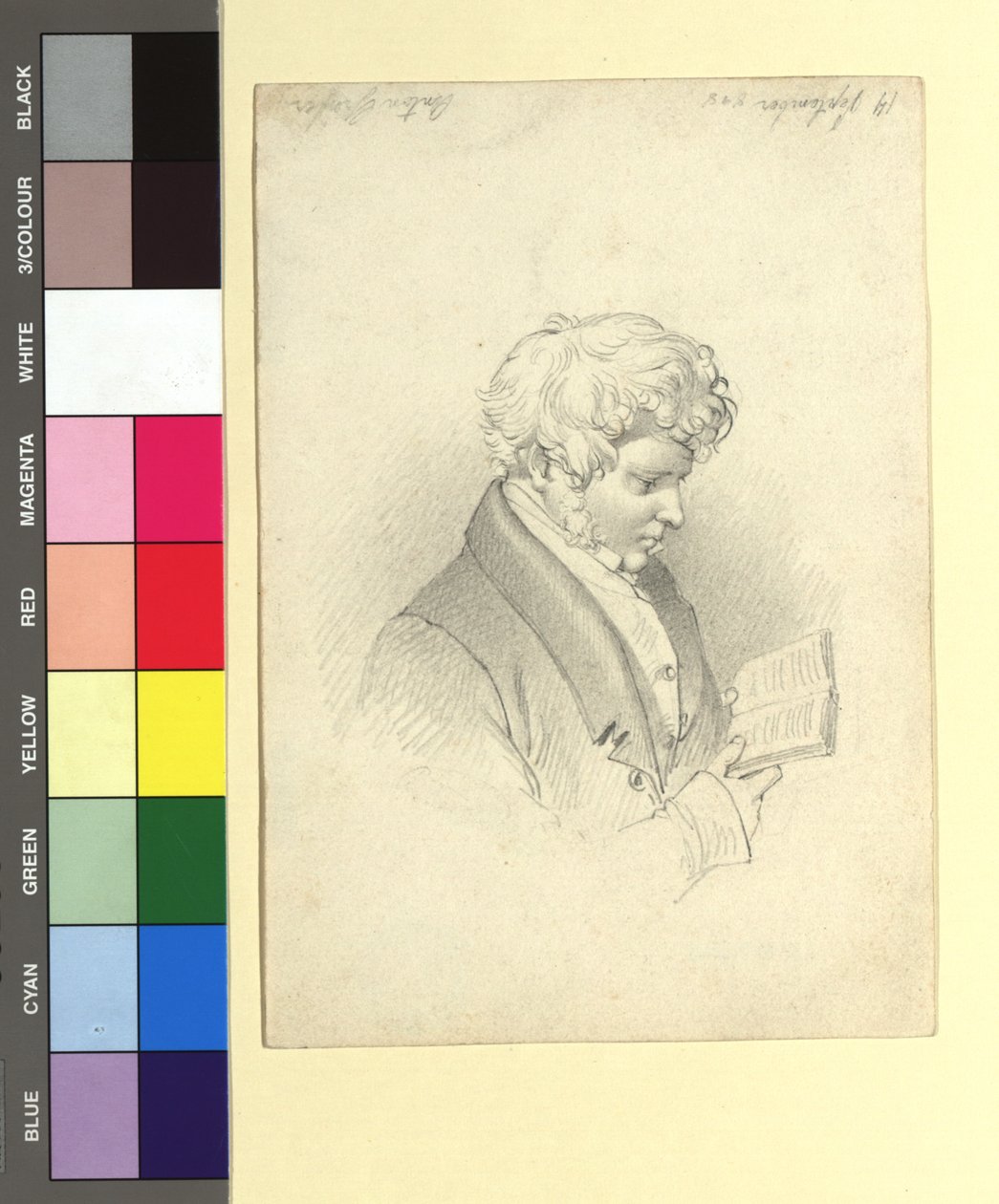 Anton Gräffer (1786-1852), musiikkikirjailija, säveltäjä, kitaristi tekijältä Peter Fendi