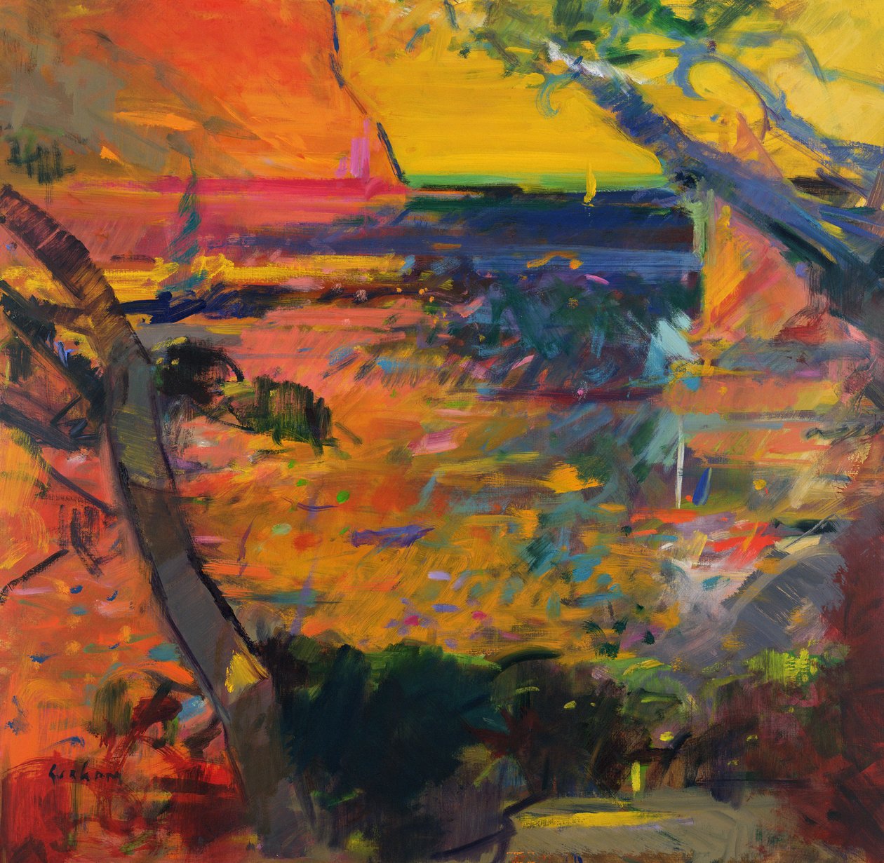 Cap Canaille auringonlasku tekijältä Peter Graham (Contemporary)