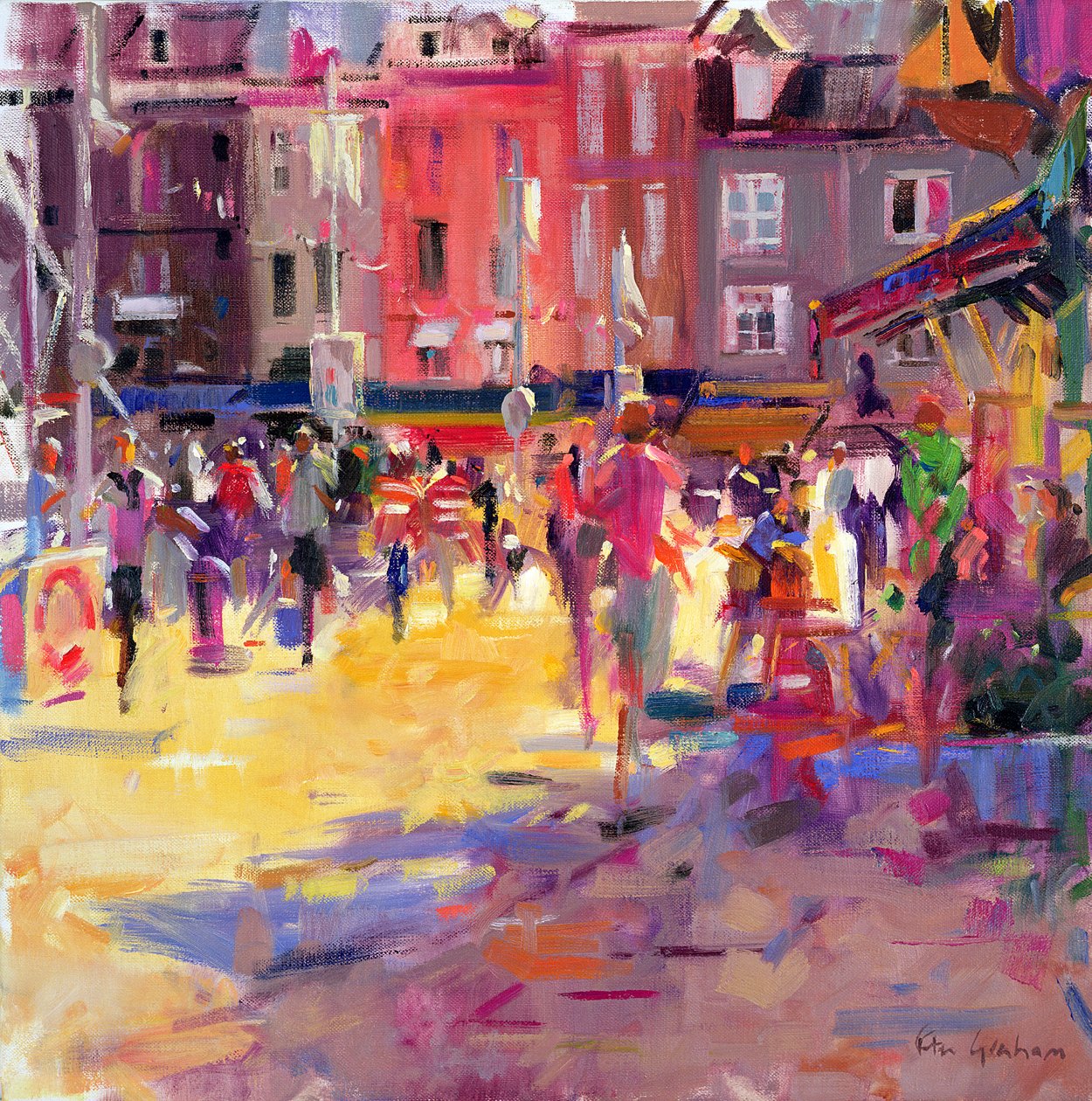 Honfleur Promenade tekijältä Peter Graham (Contemporary)