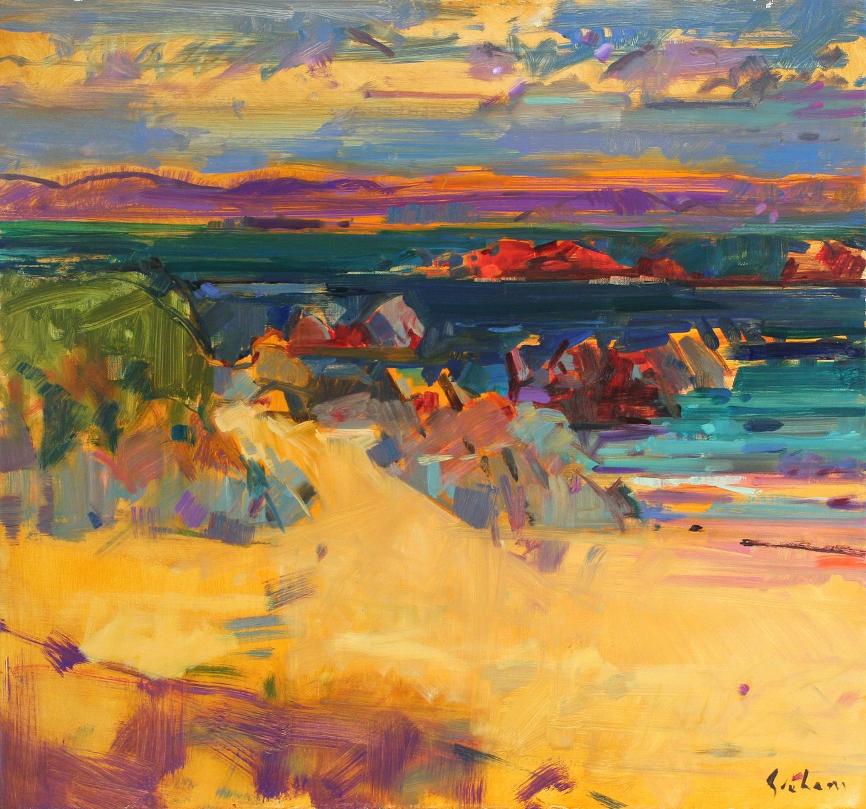 North End, Iona, 2012 tekijältä Peter Graham (Contemporary)