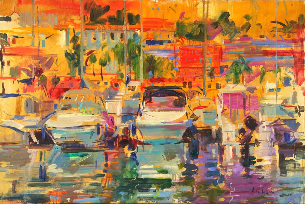 Riviera Harbour Sun tekijältä Peter Graham (Contemporary)