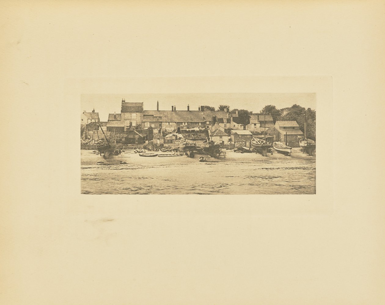 Vanhan Yarmouthin kulma tekijältä Peter Henry Emerson