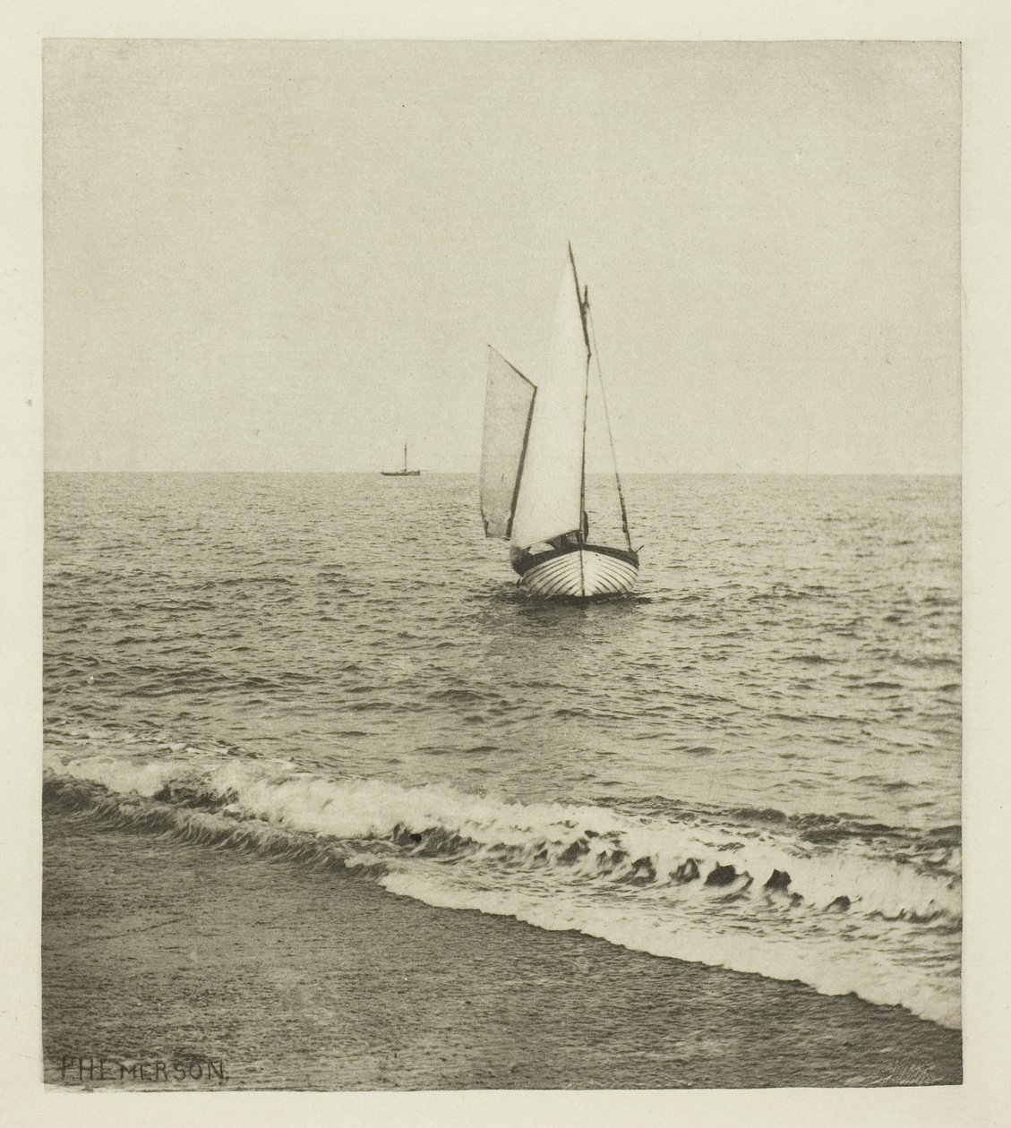 Suffolk Shrimper "Coming Ashore" tekijältä Peter Henry Emerson