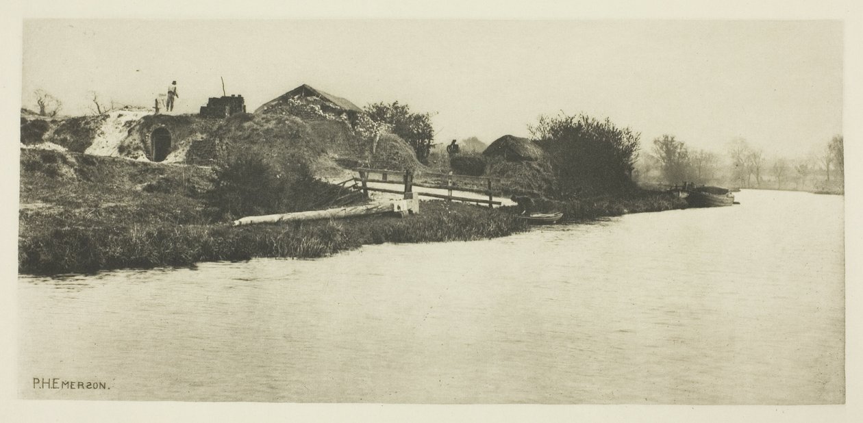 Brickfield on the River Bure (Norfolk) tekijältä Peter Henry Emerson