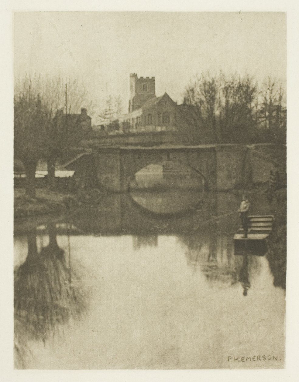 Broxbournen kirkko tekijältä Peter Henry Emerson