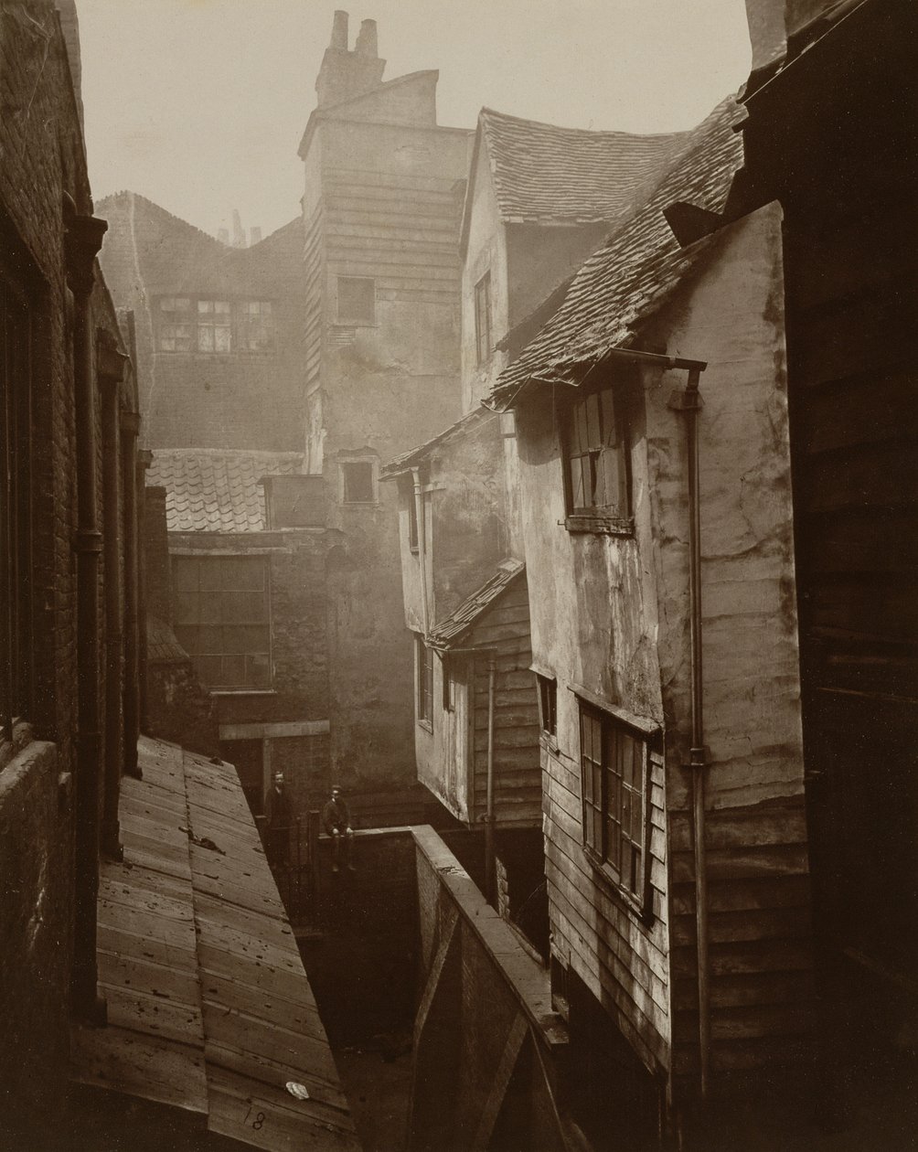 Cloth Fair, Smithfield n.1875 tekijältä Peter Henry Emerson