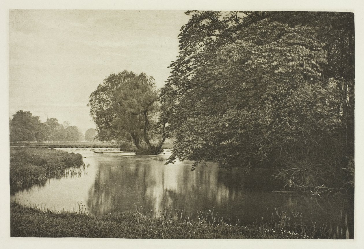 Crow-Island Stream, Wye-joki tekijältä Peter Henry Emerson