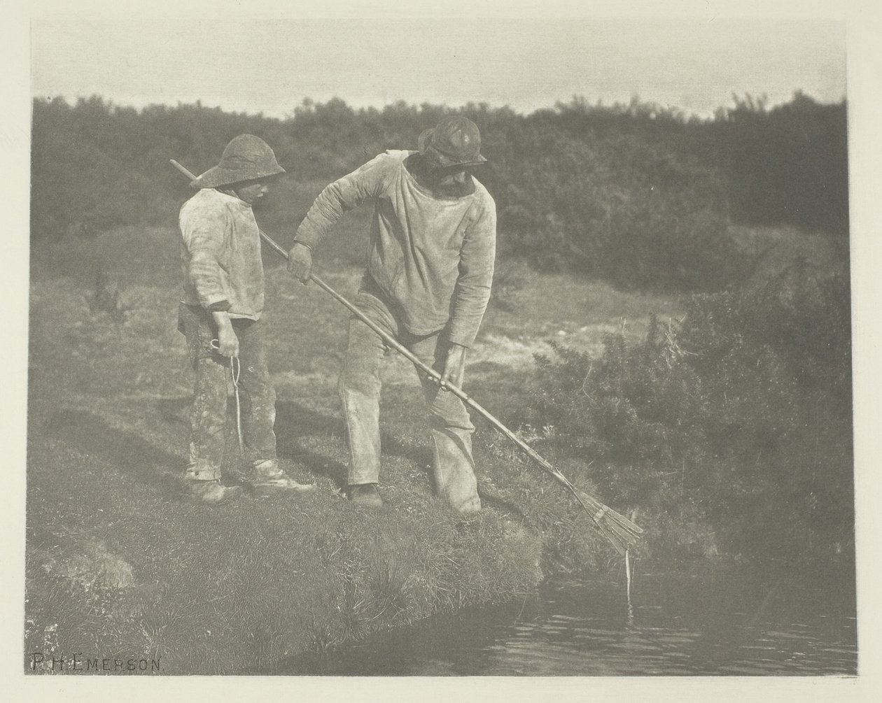 Ankeriaanpoiminta Suffolkin vesillä tekijältä Peter Henry Emerson