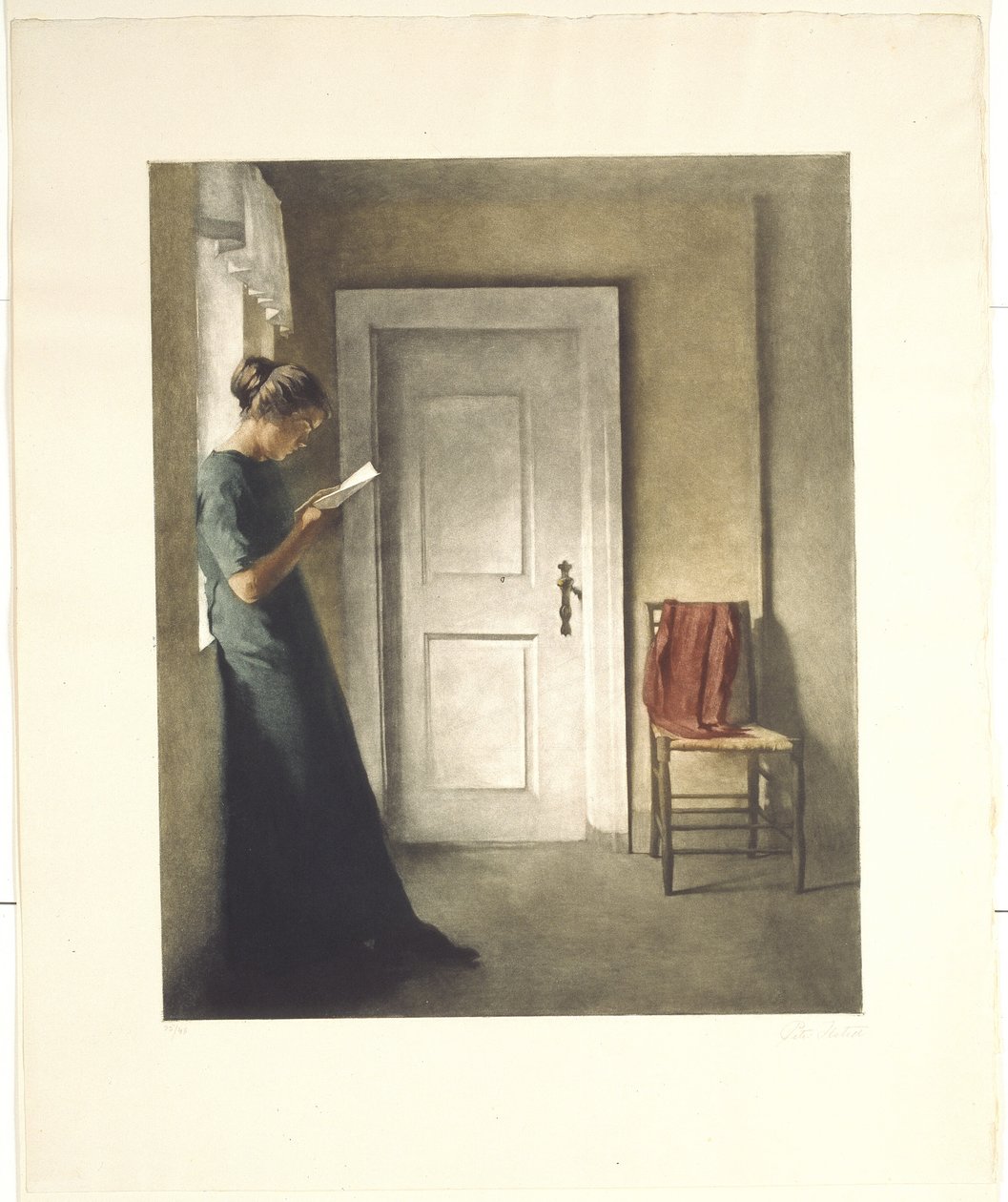 Sisällä punainen huivi tekijältä Peter Vilhelm Ilsted