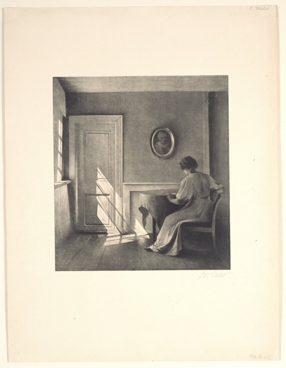 Auringonpaiste ovelle tekijältä Peter Vilhelm Ilsted