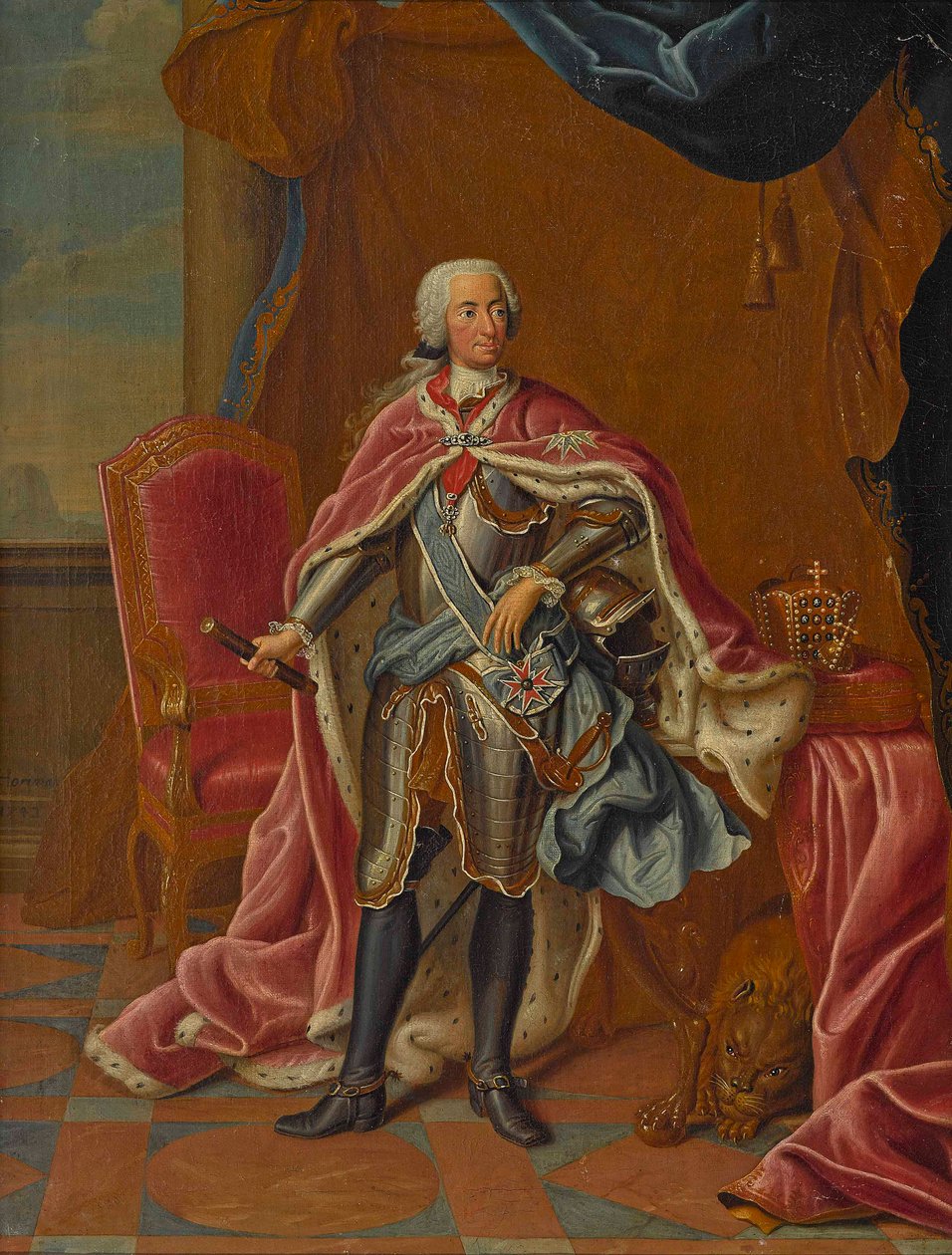 Kaarle VII:n muotokuva, Pyhän Rooman keisari 1697-1745, 1743. tekijältä Peter Jacob Horemans