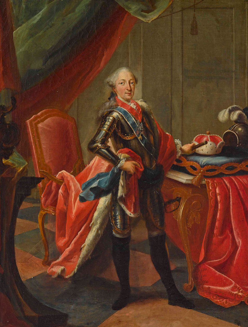 Muotokuva Maximilian III Josephista 1727-1777, Baijerin vaaliruhtinas. tekijältä Peter Jacob Horemans