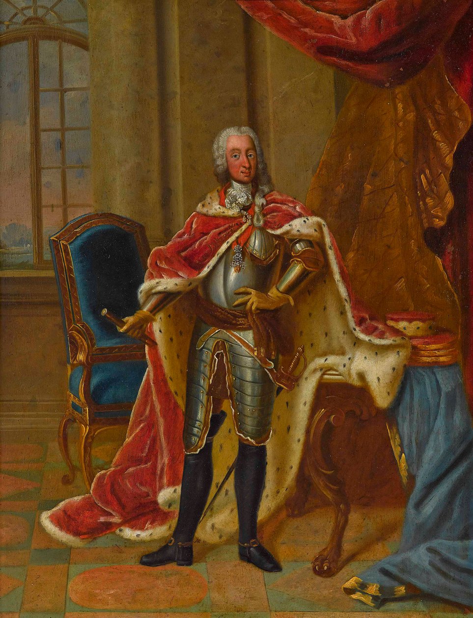Baijerin prinssi Clement Franciscuksen muotokuva 1722-1770. tekijältä Peter Jacob Horemans