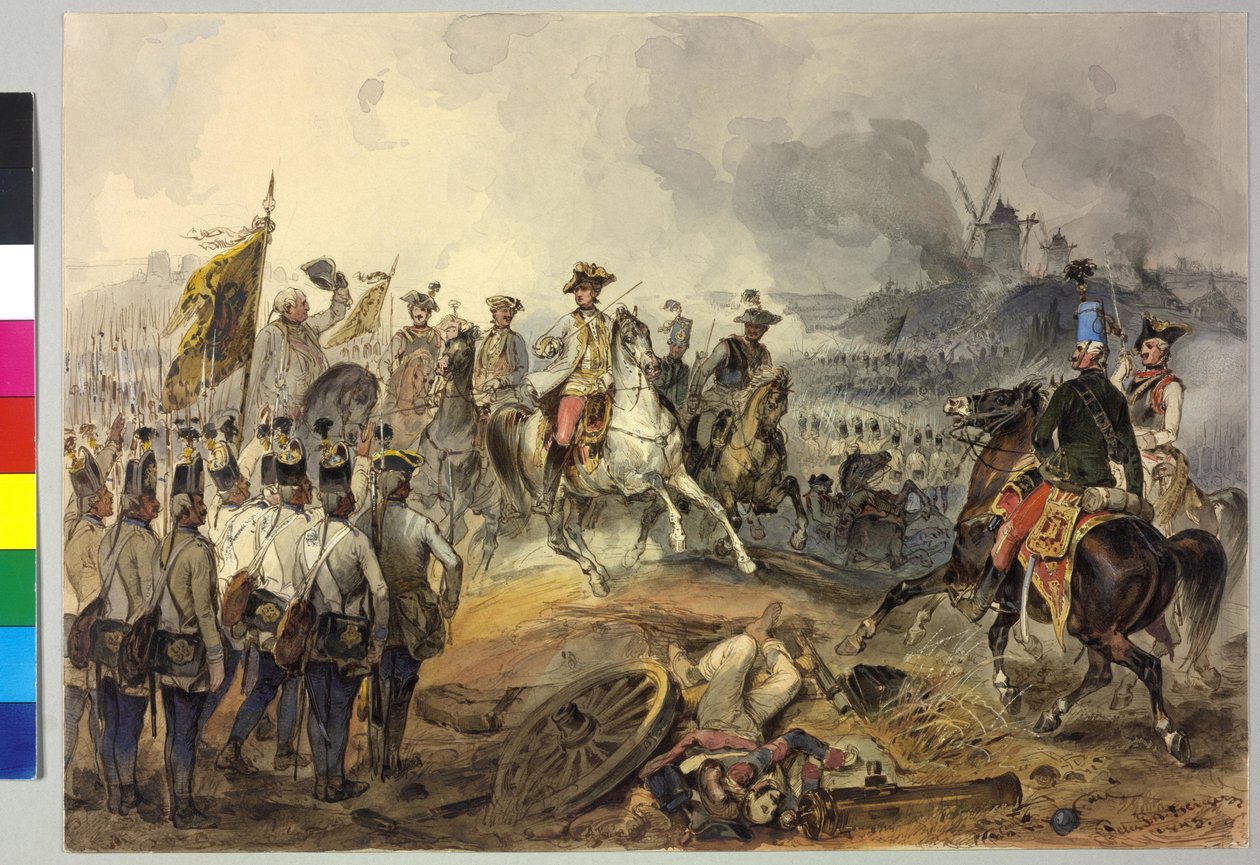 Ensimmäinen koalition sota. 1.3.1793. Karl Aldenhovenin taistelu 1793 tekijältä Peter Johann Nepomuk Geiger